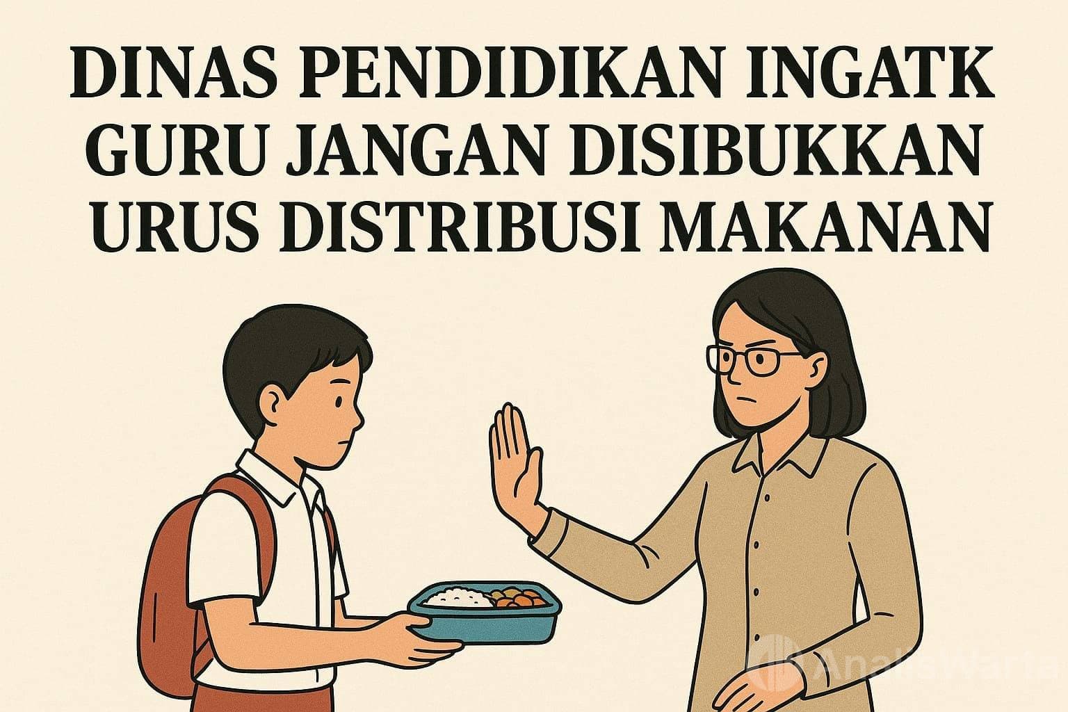 Insentif Rp100 Ribu untuk Guru Honorer, Program Makan Bergizi Picu Polemik, Disdik Ketapang Keberatan